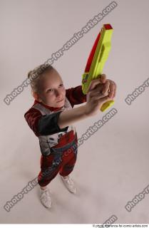 DENISA PILOT STANDING POSE WITH GUN 4